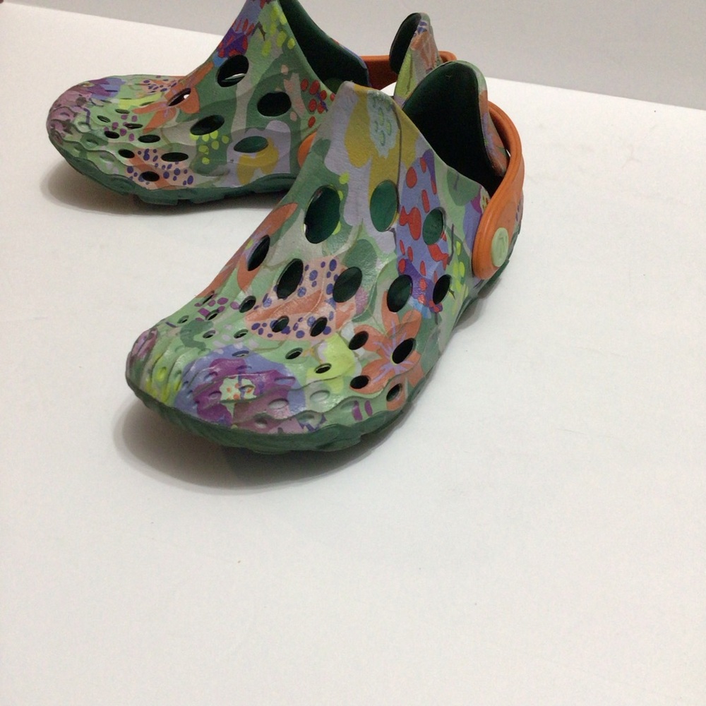 Merrell Kids Multicolor Water Shoes with Orange Strap - Picture 2 of 4